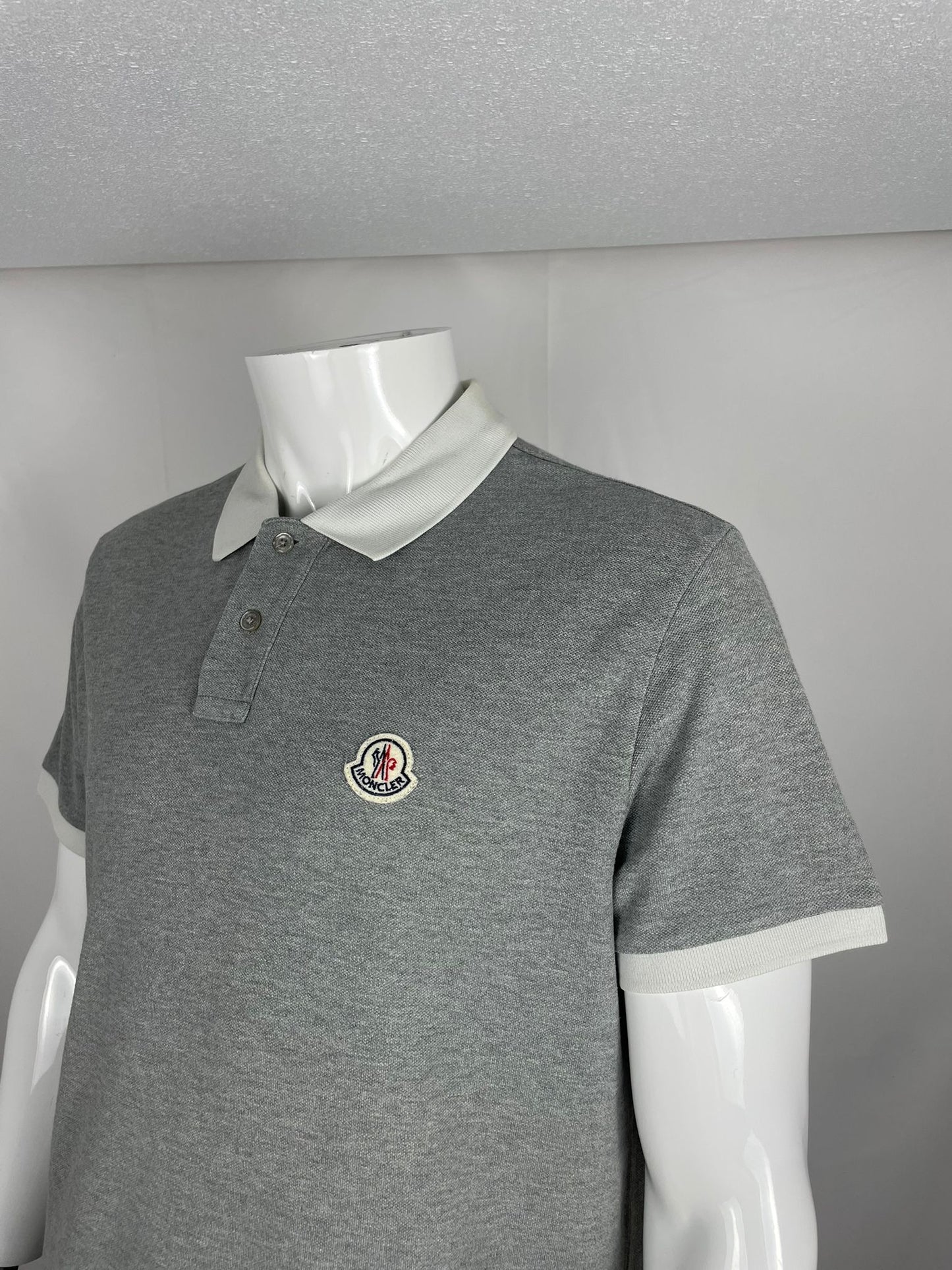 Moncler poloshirt slim-fit (XXL)