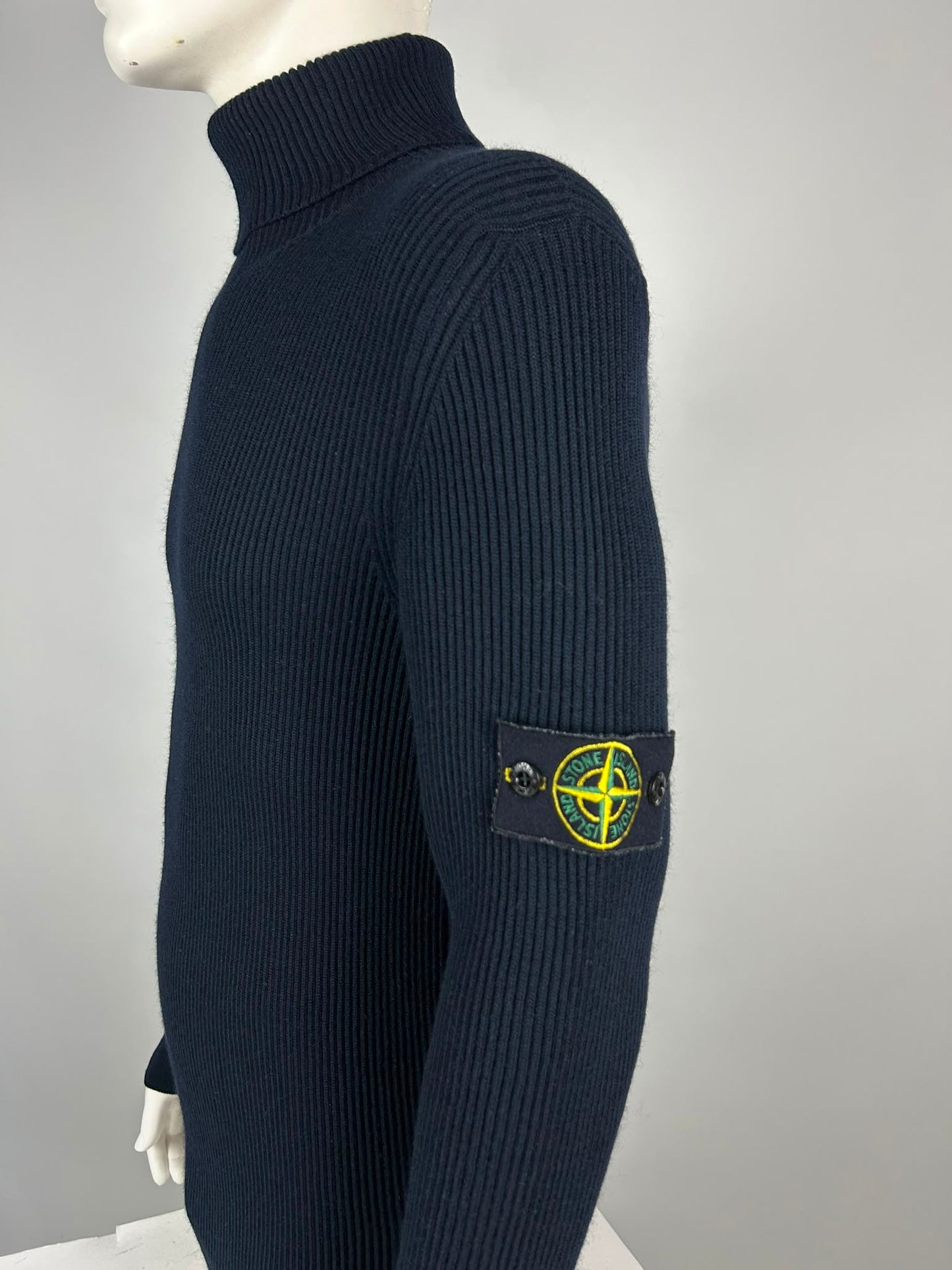 Stone Island Wool Turtle Neck Knitwear Sweater (XL)