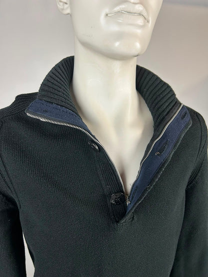 Stone Island Wool Knitwear Quarterzip (XL)