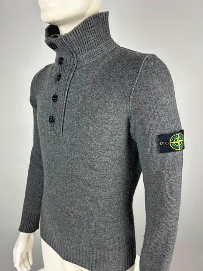 Stone Island Wool Knitwear Quarterzip (M)