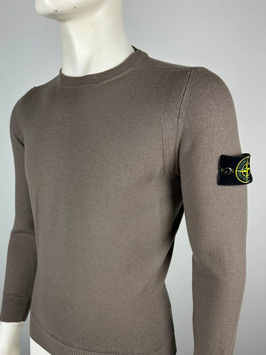 Stone Island wollen gebreide trui (M)