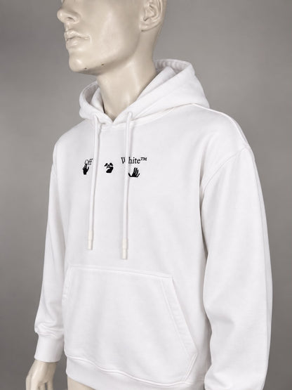 Off White Hooded Sweater (XXL)