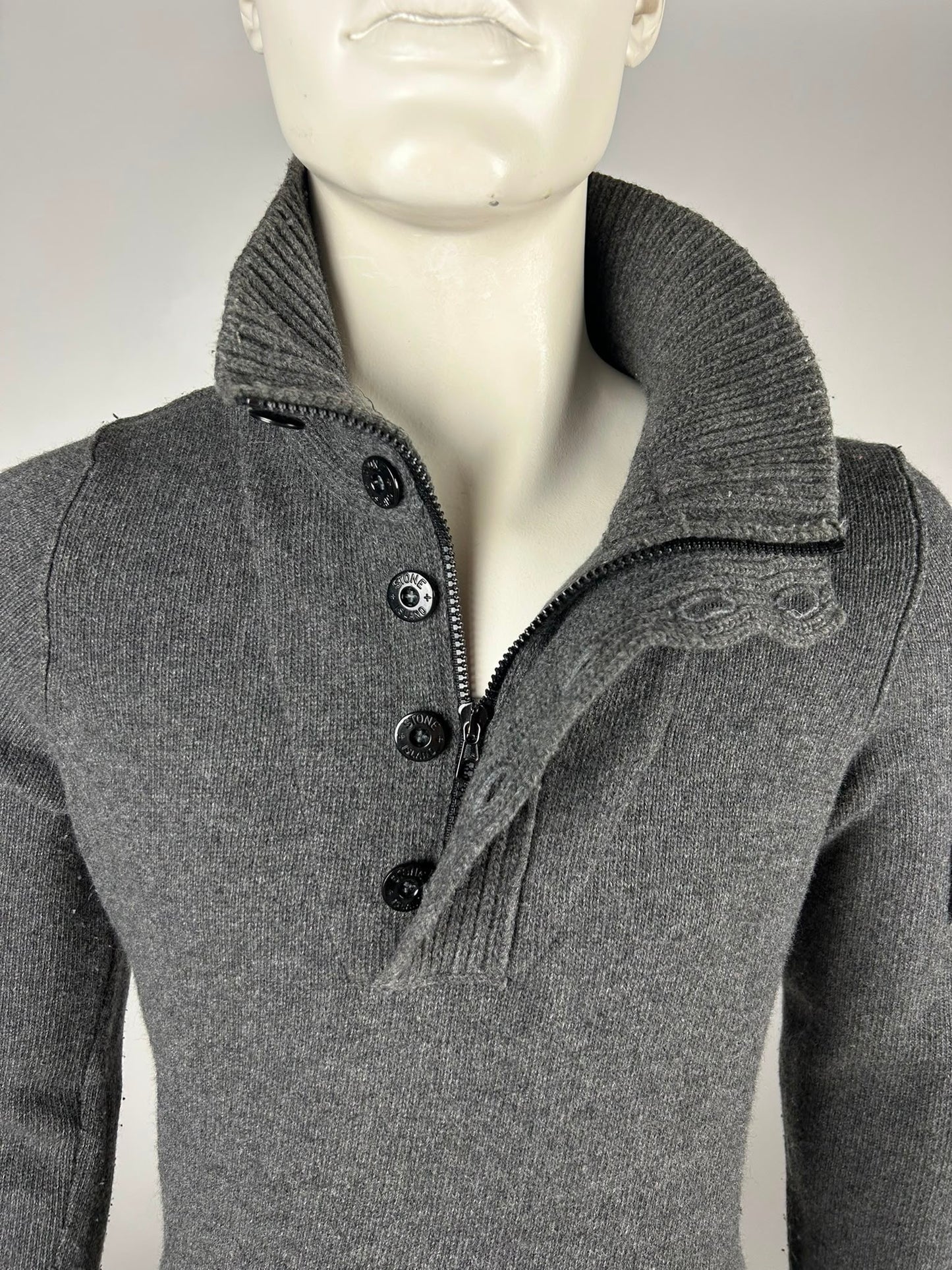 Stone Island Wool 1/4 Zip (XL)