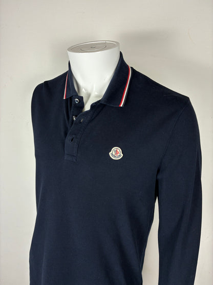 Moncler Polo Longsleeve Slim-Fit (XXL)