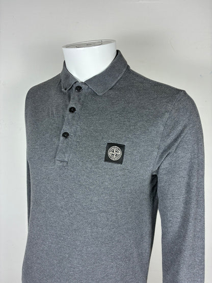 STONE ISLAND POLO LONGSLEEVE SLIM-FIT (M)