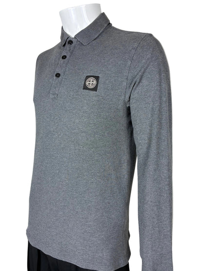 STONE ISLAND POLO LONGSLEEVE SLIM-FIT (M)